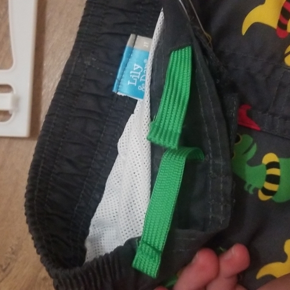 Boys 2t Swim Trunks With Dinosaur Print NWOT - Picture 5 of 9